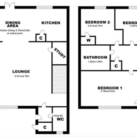 Urban Escape Glasgow Green Free Parking 20Min Walk To City Center Exterior photo